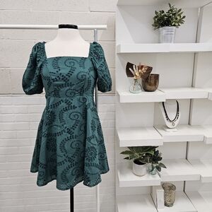 Eyelet Skater Dress